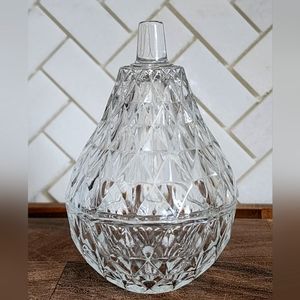 Italian Handcrafted Pear Shaped Trinket Jar